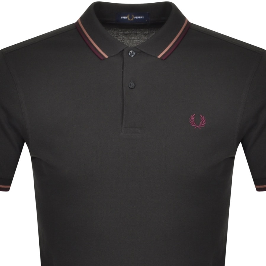 Alternative Image for ProductFred Perry Twin Tipped Polo T Shirt Grey2